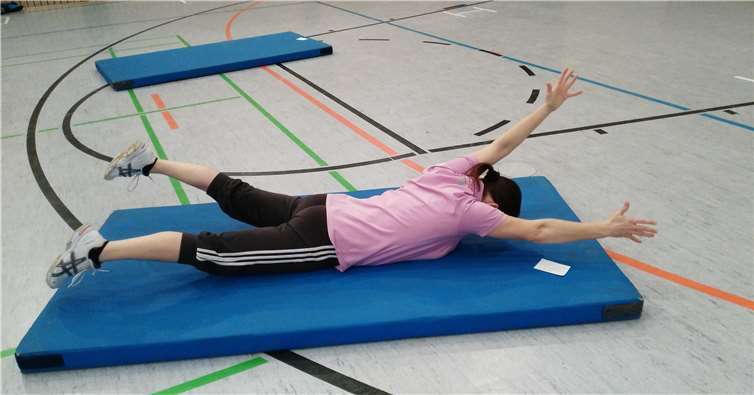 Nach dem Zirkeltraining fühlt man sich einfach gut.privat