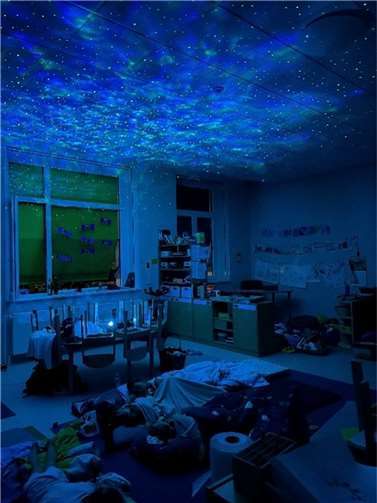 Nach dem aufregenden Tag schliefen alle „Einsteinchen“ schnell ein.