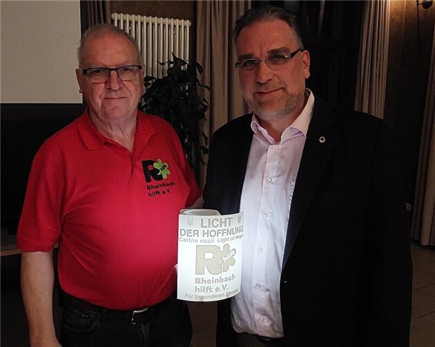 Nach dem erfolgreichen Konzert lud der Lions-Club die beiden Vorsitzenden des Vereins, Alfred Eich und Andreas Klassen, sowie deren ukrainischen Partner Jakob zu einem Vortragsabend ein. Foto: privat