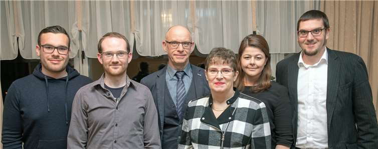 Nach den Neuwahlen sieht der Vorstand des Gewerbevereins Wachtberg so aus (von links): Franz Schneider, Dennis Schmitz, Kai Birkner, Patricia Eberwein, Nora Knels und Jens Forstner. Foto: JOST