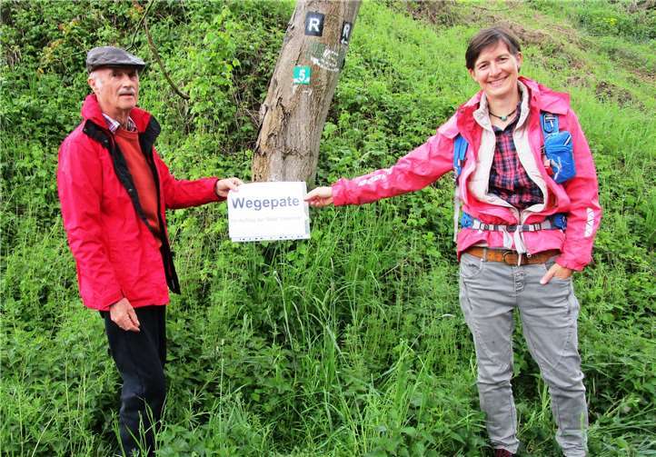Nach den beiden heftigen Regenschauern konnten die Wegepaten den Rundgang erfolgreich abschließen.Foto: privat