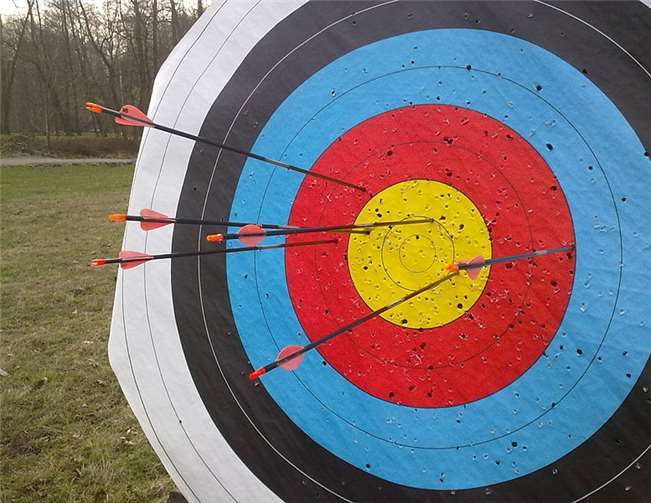 Nach der Einweisung wird bereits auf kurze Distanz gezielt. privat