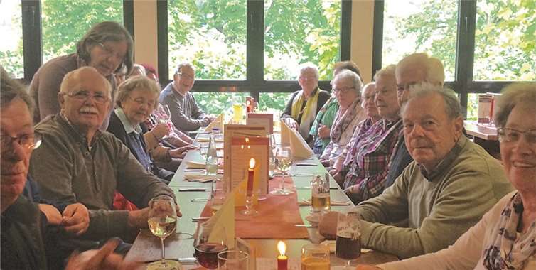 Nach der Rückkehr ließ die Gruppe den Tag gemütlich ausklingen.privat