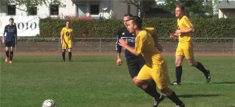 Nach der zuletzt bitteren Pleite gegen den VfR Waldorf ging es um Wiedergutmachung.privat