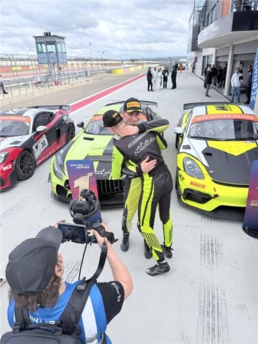 Nach diesem Rennwochenende in Aragón hatte Enrico Förderer jeden Grund zur Freude.