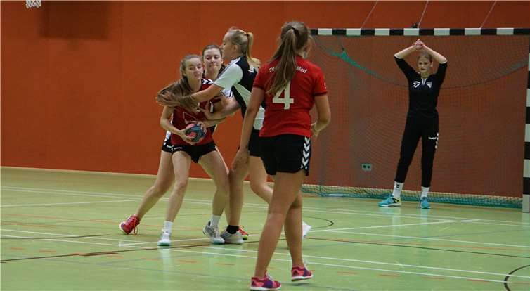 Nach einem Rückstand gelang es den Merlerinnen, das Spiel noch einmal zu drehen und Longerich schließlich mit 29:21 zu schlagen. privat