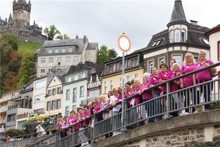 Nach einem Zwischenstopp in Polch erkundeten die Zuckerklümpchen das romantische Cochem. privat
