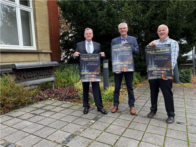 Nach einer vierjährigen Pause ist es endlich wieder soweit: Die Gebrüder Grohs präsentieren ihr „Kölsche Weihnacht“-Konzert“. Als Schirmherr des Benefizkonzerts hat sich in diesem Jahr Bürgermeister Ludger Banken bereit erklärt.  Foto: privat