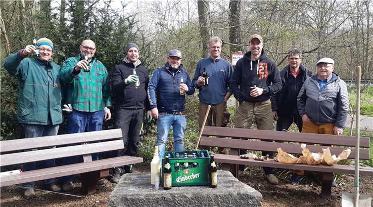 Nach erfolgreicher Arbeit. Foto: privat