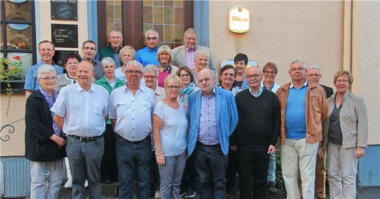 Nach fünf Jahren freuten sich die 1947/48er über das Wiedersehen.Dieter Krämer