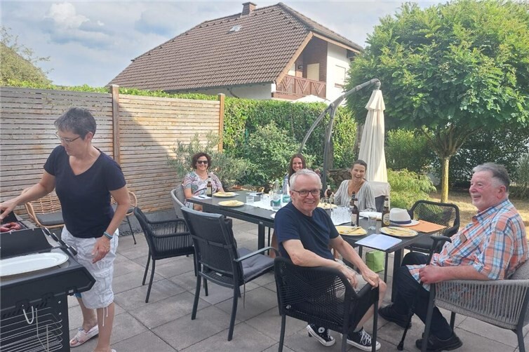 Nach getaner Arbeit.
