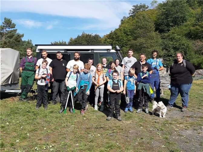 Nach getaner Arbeit.