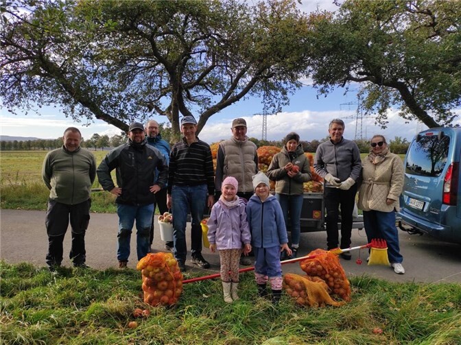 Nach getaner Arbeit ist man stolz auf das Ergebnis. Foto: privat