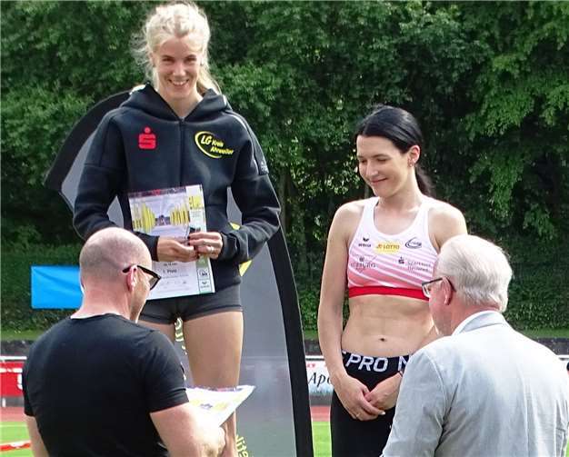 Nach ihrem dritten Deutschen Meistertitel über 800 m folgte eine schwere Zeit für die 19-jährige Maitje Kolberg (links im Bild). Foto: privat