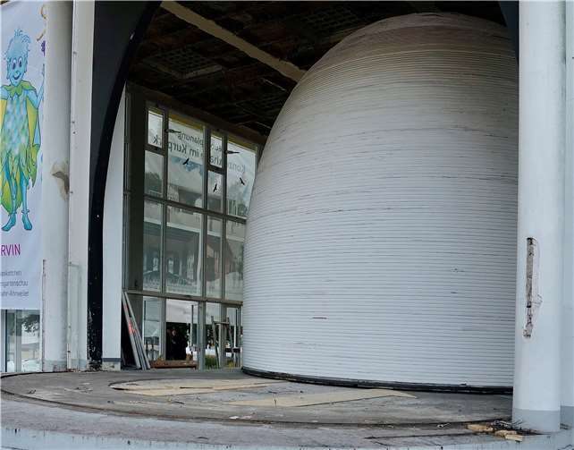 Nach knapp 40 Minuten war die Muschel ausgebaut.