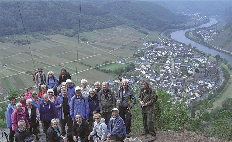 Nach so manchem Anstieg bot sich den Wanderern die eine oder andere tolle Kulisse. privat