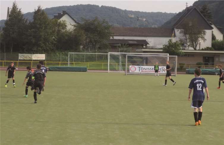 Nach tollem Kampf scheiterte die D-Jugend vom Punkt. privat