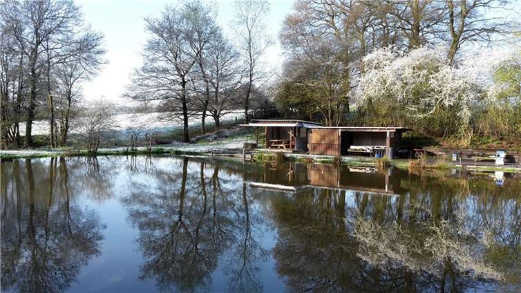 Nach vier Monaten mit intensiven Arbeitseinsätzen durch die Mitglieder und auch professioneller Hilfe, ist der Weiher nun wieder nutzbar.Foto: privat