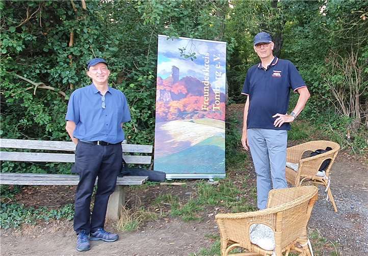 Nachhaltiges Engagement zur Pflege und Instandhaltung der Tomburg sind auch Ludger Banken ein Anliegen. Foto: privat