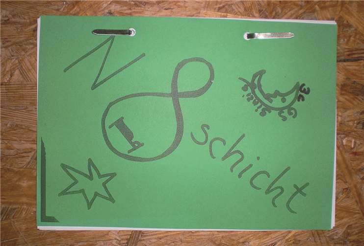 Nachschicht: Die gebastelte Konzentrationstafelprivat