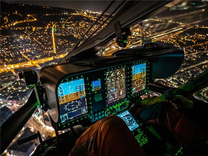 Nachtflüge sind besonders anspruchsvoll.Quelle: Andreas Knoefel