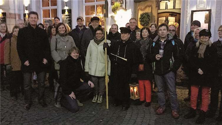 „Nachtwächter“ Jürgen Frensch entführte ins historische Koblenz um 1870.privat