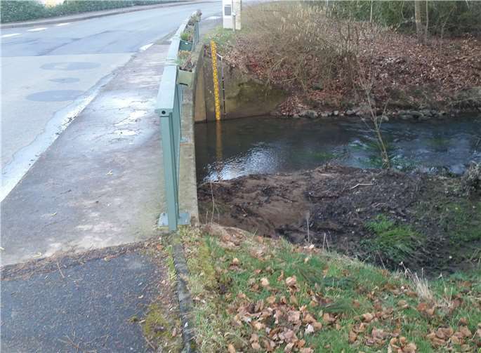 Nadelöhr Holzbachbrücke.Foto: privat