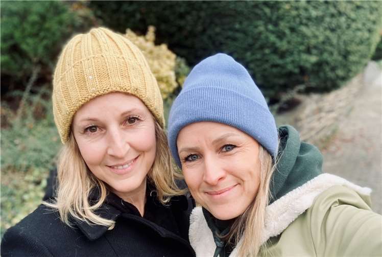 Nadia Ayche (l.) und Ewa Drexel. Foto: privat