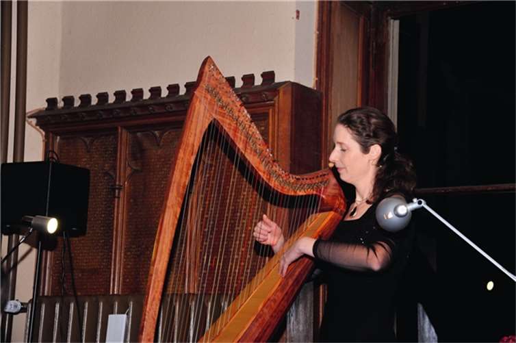 Nadia Birkenstock begeisterte mit keltischen Klängen.