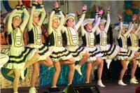 Nächste Station erreicht: Die Funkengarde verstärkt um Aufsteiger aus der Kinder...