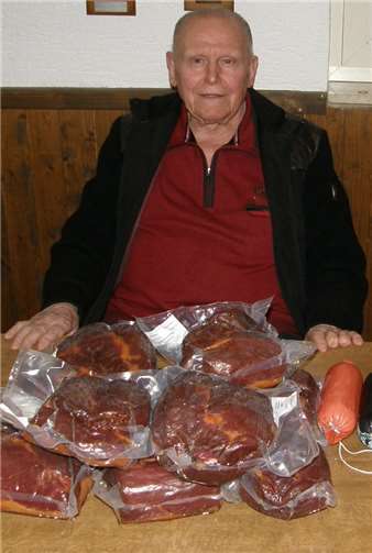 Nahm die meisten Preise mit nach Hause – Horst Gillert, Miesenheim.