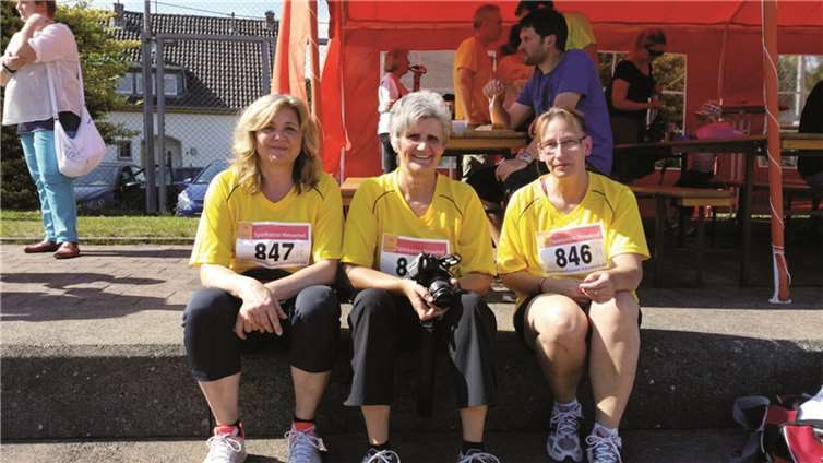 Nahmen am Rommersdorf Lauf teil (v.li.): Claudia Drewing, Stefanie Rämer und Britta Grönke. privat