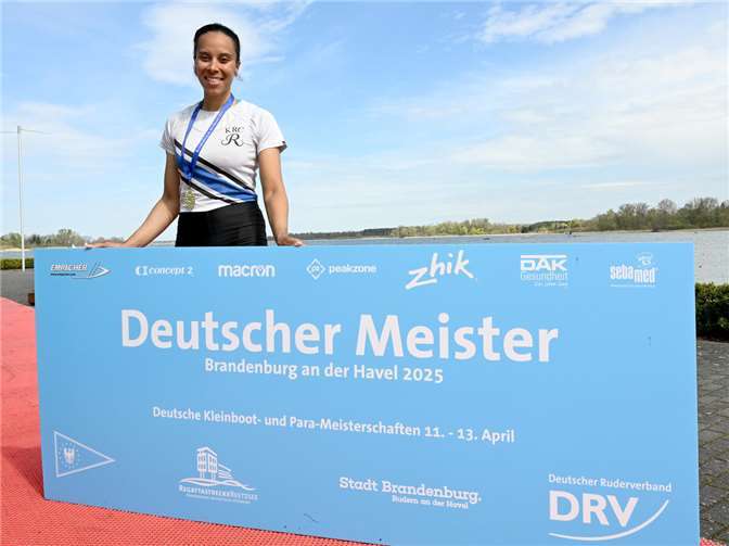 Natalie Weber wurde Deutsche Meisterin im Frauen-Leichtgewichts-Einer. Foto: Koblenzer Ruderclub Rhenania