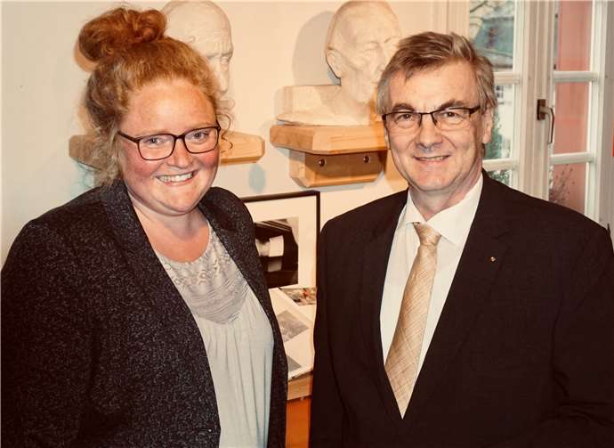 Natalja Kronenberg und Dr. Alexander Saftig tauschten sich gemeinsam aus. Foto: privat