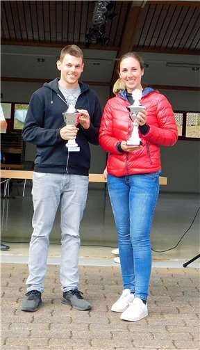 Natascha Sonnen und Kai Pütz dominieren die Rookie-Wertung.  Foto: Tatjana Schmidt