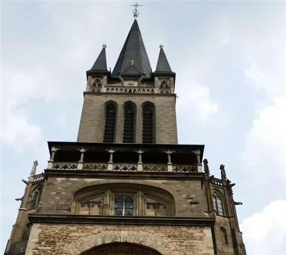 Natürlich besuchten die Frauen auch den Aachener Dom. Privat