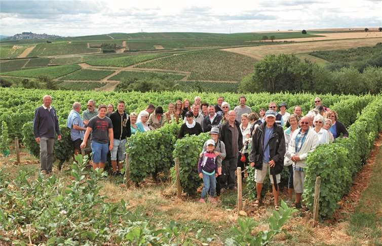 Natürlich stand auch der Besuch eines Weingutes auf dem Programm der deutsche Gäste aus Dieblich. privat