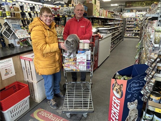 Natürlich war auch der Kater Teddy mit von der Partie. Foto: privat