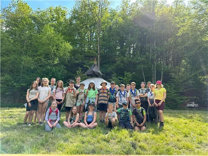 Natur pur: Pfadfinder-Zeltlager mit viel Spaß und Sonnenschein. Quelle: Bassenheimer Pfadfinder