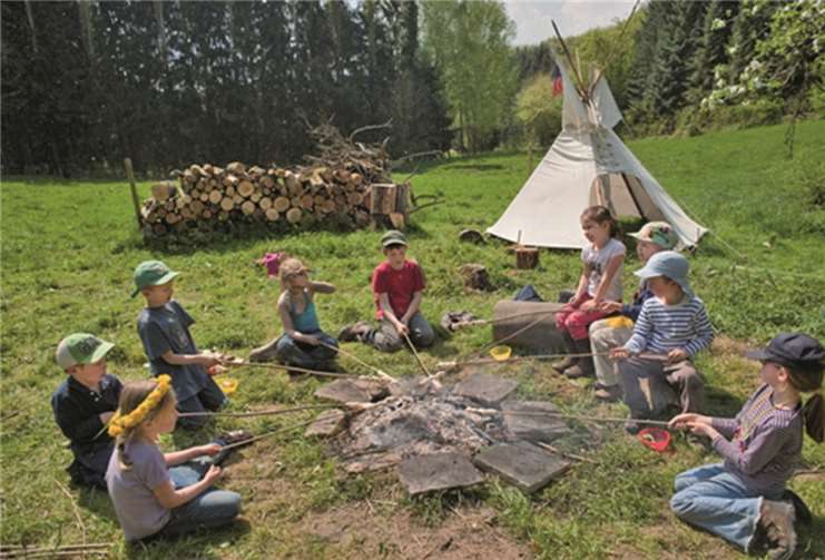 Natur und Gemeinschaft erfahren Kinder bei den Naturerlebnis-Ferien in Oberwinter. privat