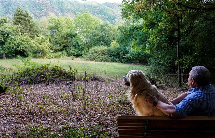 Naturschmeichelnde Blicke kann der Wandereran vielen Rastplätzen genießen.