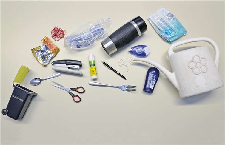 Neben Verpackungsabfällen finden in der Wertstofftonne auch weitere Gegenstände aus Metall und Kunststoff Platz.Foto: Kreisverwaltung