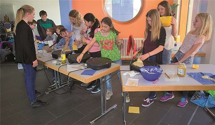 Neben der Geschichte des Crêpes gab es ihn auch zu essen. WT