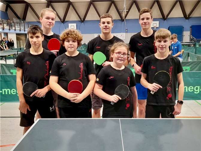 Neben der Jugend, die bereits in der Vergangenheit an mehreren Turnieren teilgenommen hatte, waren diesmal auch einige Erwachsene aus den Reihen der Tischtennisabteilung der Turngemeinde Oberlahnstein am Start. Foto: privat