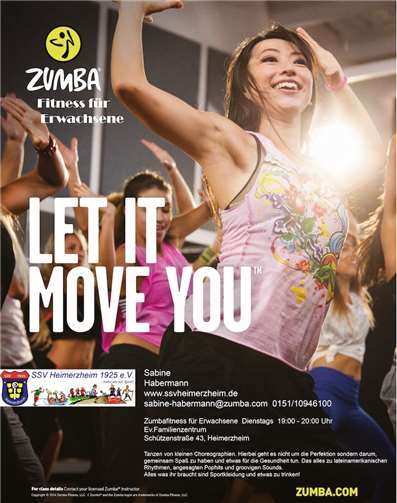 Neu beim SSV Heimerzheim: Zumba für Erwachsene.Copyright: SSV Heimerzheim