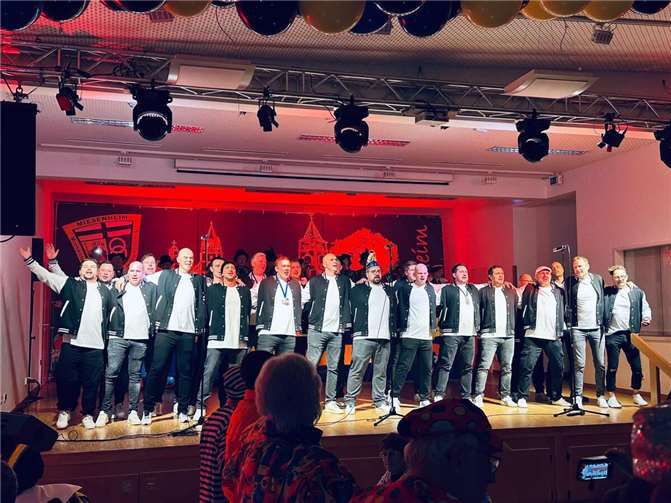 Neu gegründete Gruppe „Missemer Turmspatzen“, Männerchor. Fotos: privat