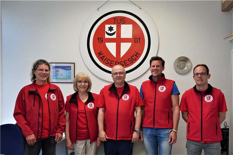 Neu gewählter Vorstand: v.li. Andreas Heinrich, 2. stellv. Vorsitzender, Marianne Johann, Geschäftsführerin, Gerd Michaely, Vorsitzender, Nico, Lergenmüller, 1. stellv. Vorsitzender, Matthias Michaely, Schatzmeister. Foto: privat