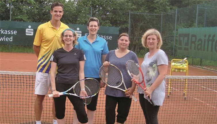 Neu in dieser Saison ist der Trainingstermin für die Tennis-Damen. privat