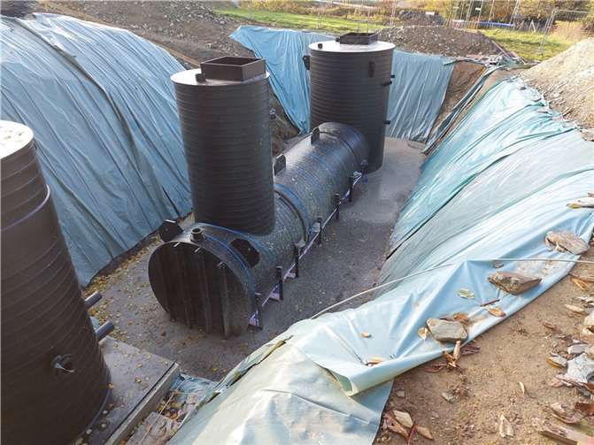 Neubau Trinkwasserpumpwerk Oberhonnefeld-Gierend. Foto: privat