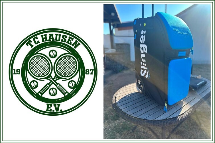 Neue Ballmaschine des TC Hausen